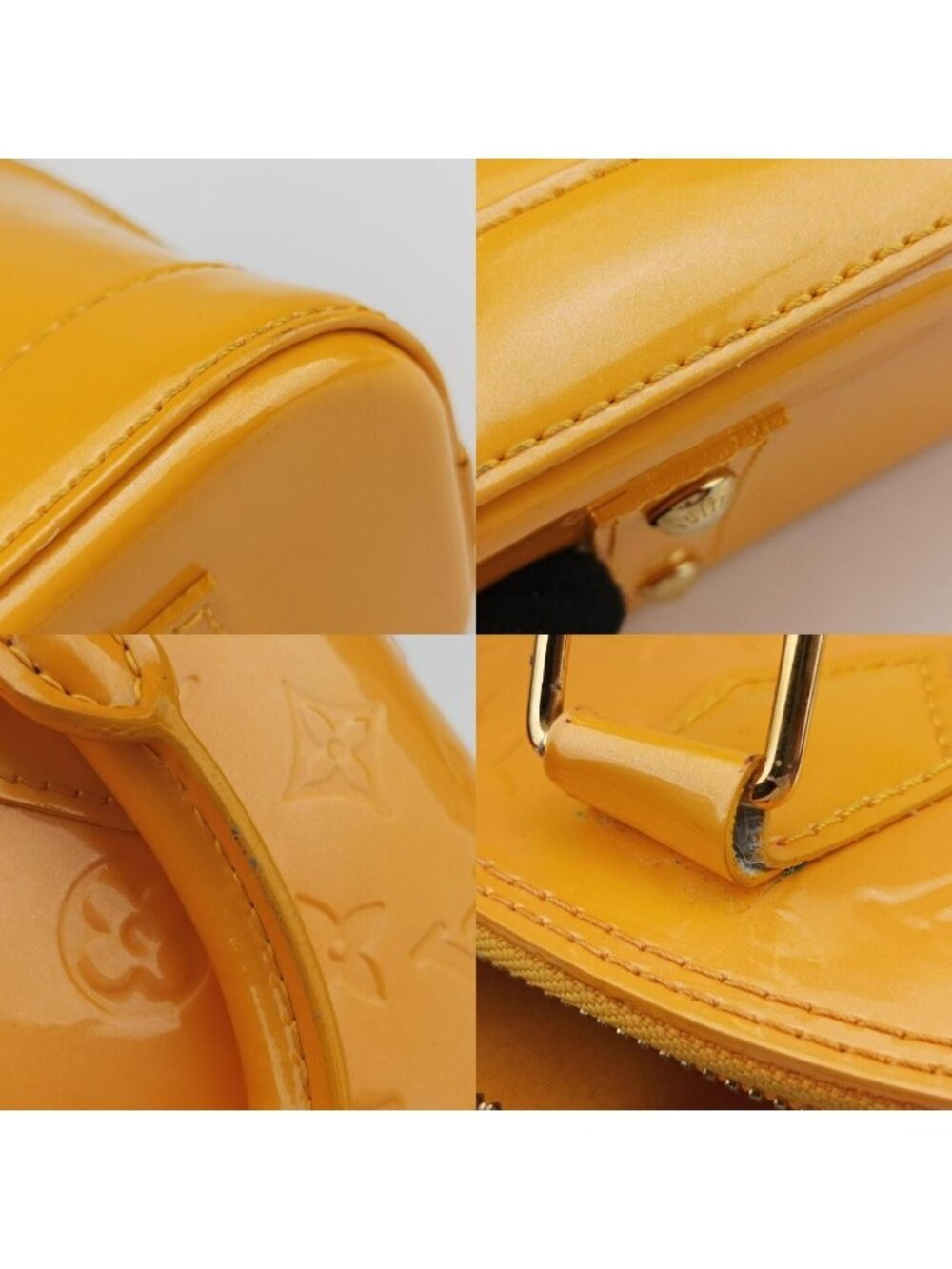 Louis Vuitton Alma PM Jaune Passion Vernis Handbag - Picture 16 of 16